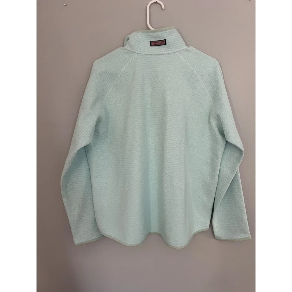 Vineyard Vines Sweater Mens Large Fleece Quarter‎ Zip Pullover Outdoors